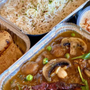 Vegan Mushroom Muttar Masala